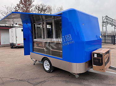 3m Customized Food Truck with Large Selling Window